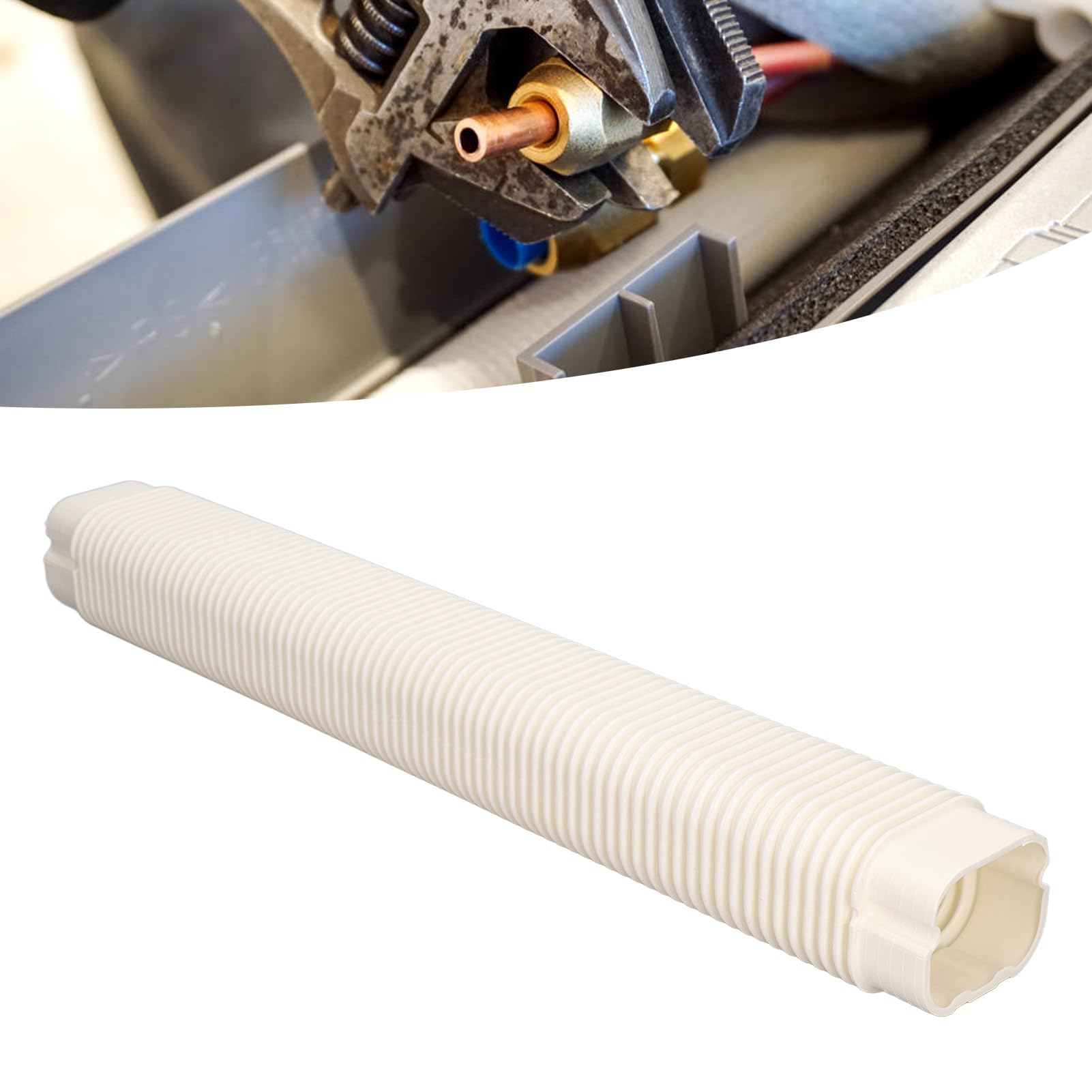 Kit De Tuyau De Vidange Pour Climatiseur - Tuyau Transparent 12 Mm Avec Connecteur Et Pince, Longueurs 90/180/300 Cm