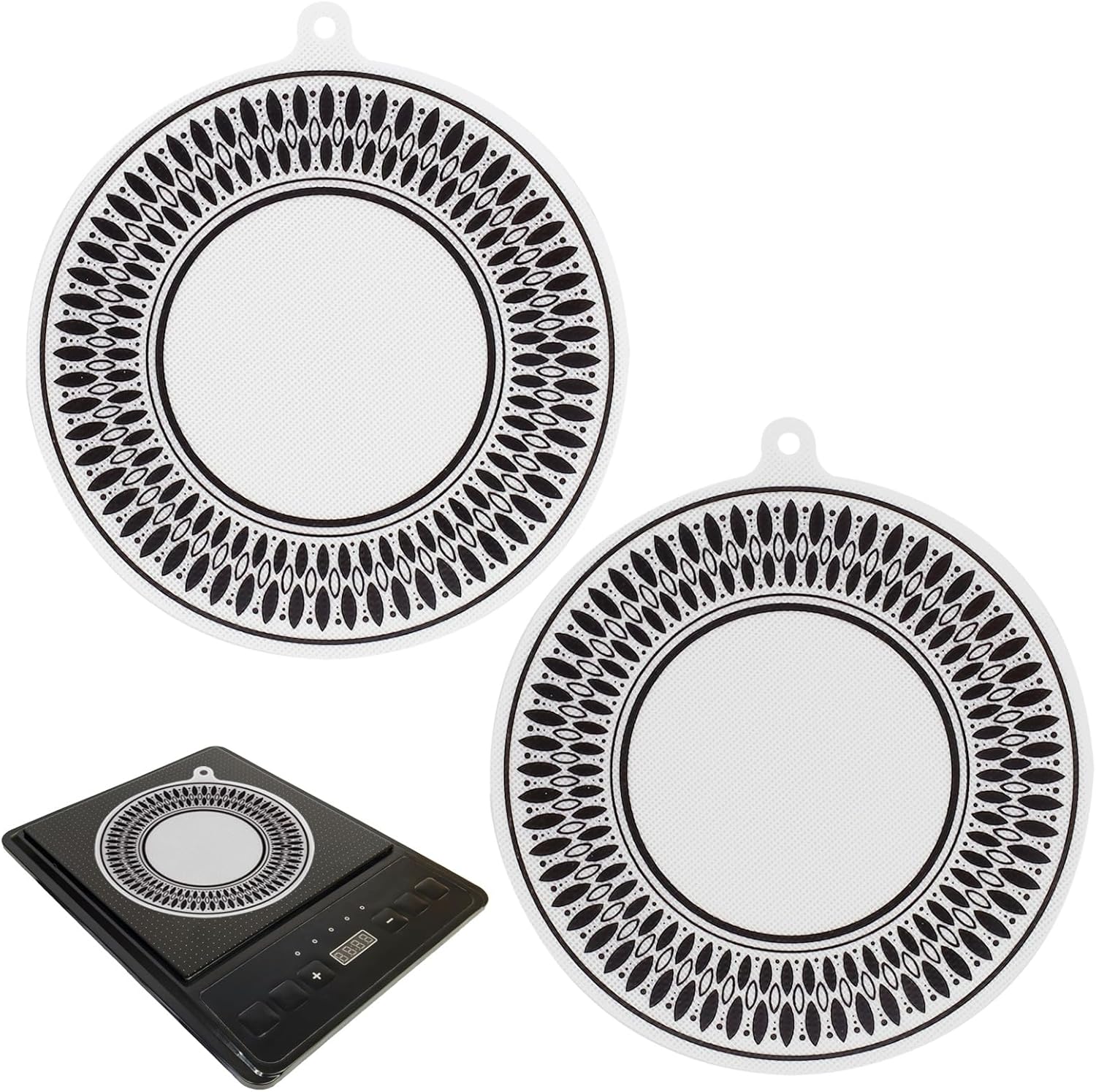Poignées Silicone Pour Casseroles - Lot De 3, Anti-brûlure, Antidérapant, Compatible Fonte Et Wok, Noir - 3