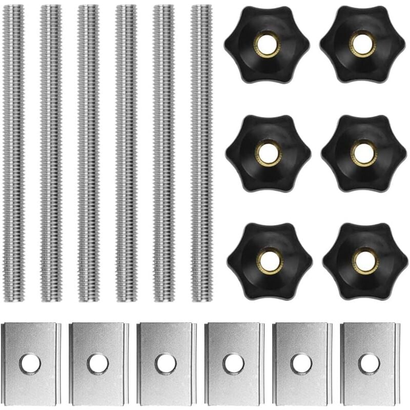 6 Pcs Vis De Serrage M8 Boutons À Main En Forme D'étoile Vis Papillon — free download
