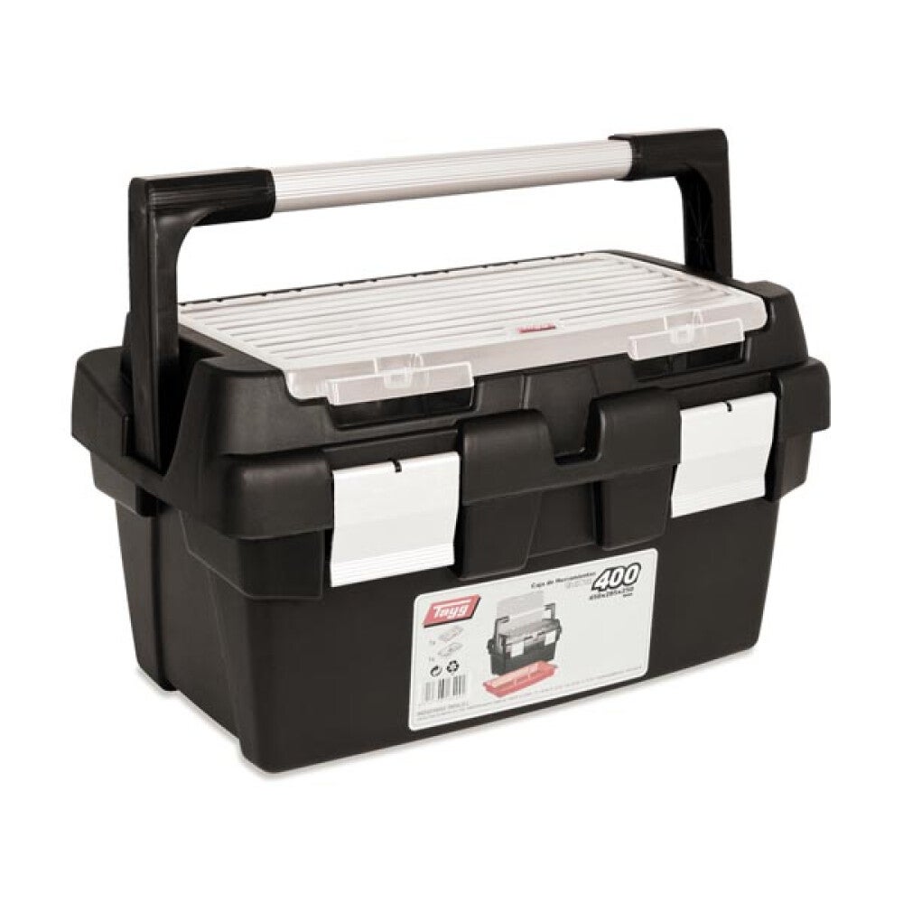 Tayg Caja Herramientas Plástico Nº400 Negro/Roja , Leroy Merlin