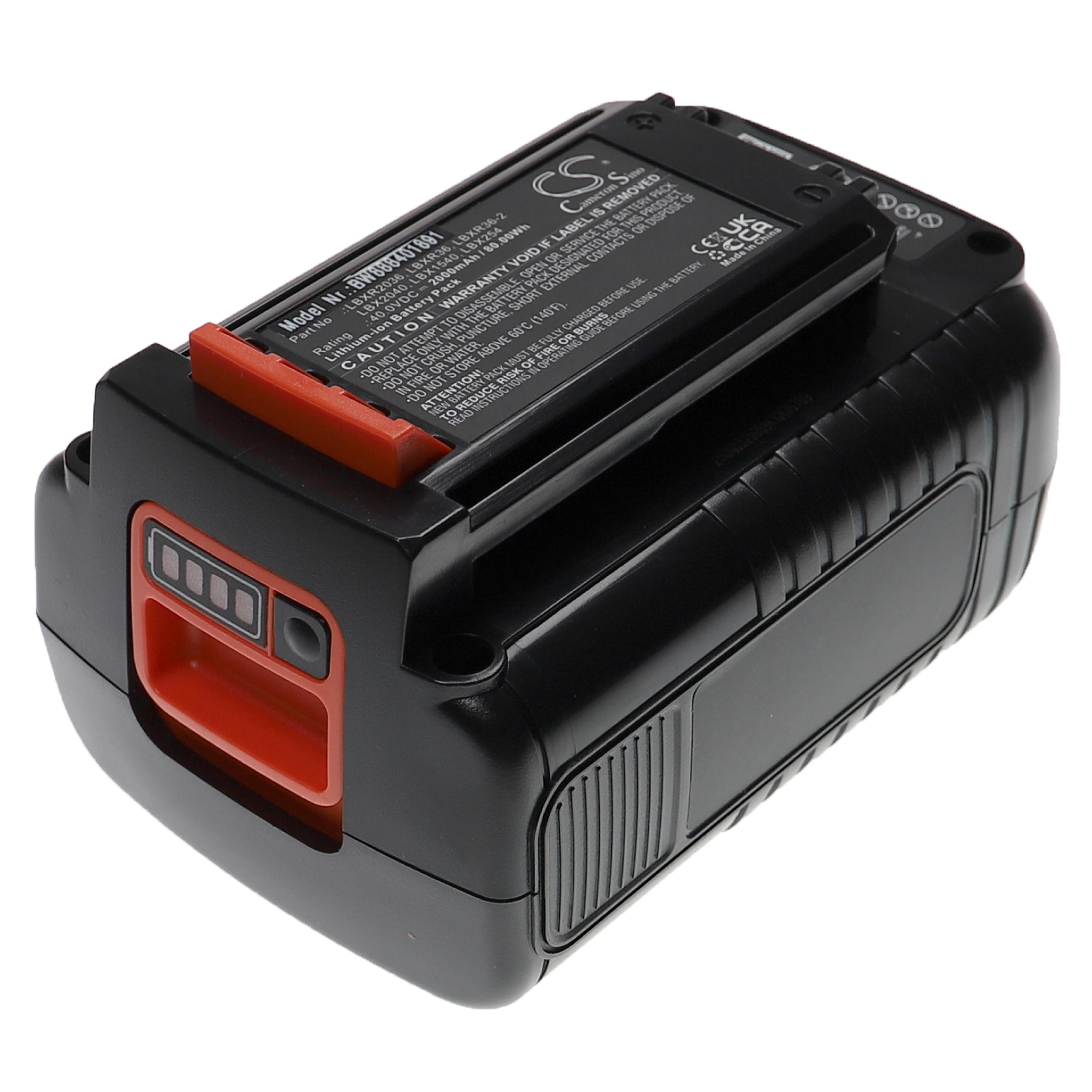 Vhbw Batterie compatible avec Black & Decker CM1640, BCSTE636L1-QW ...