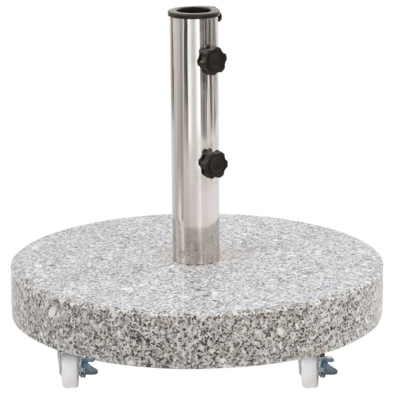 Base per ombrellone in granito, 30 kg, quadrata, grigio Base per ombrellone in granito, 30 kg, quadrata, grigio