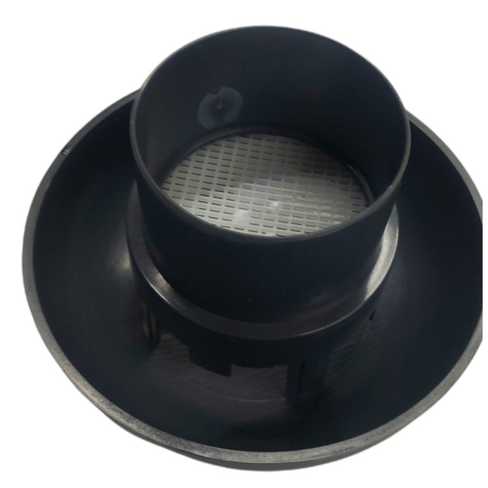 jardiboutique -Chapeau de ventilation Ø 80 mm Ardoise avec Moustiquaire - 4