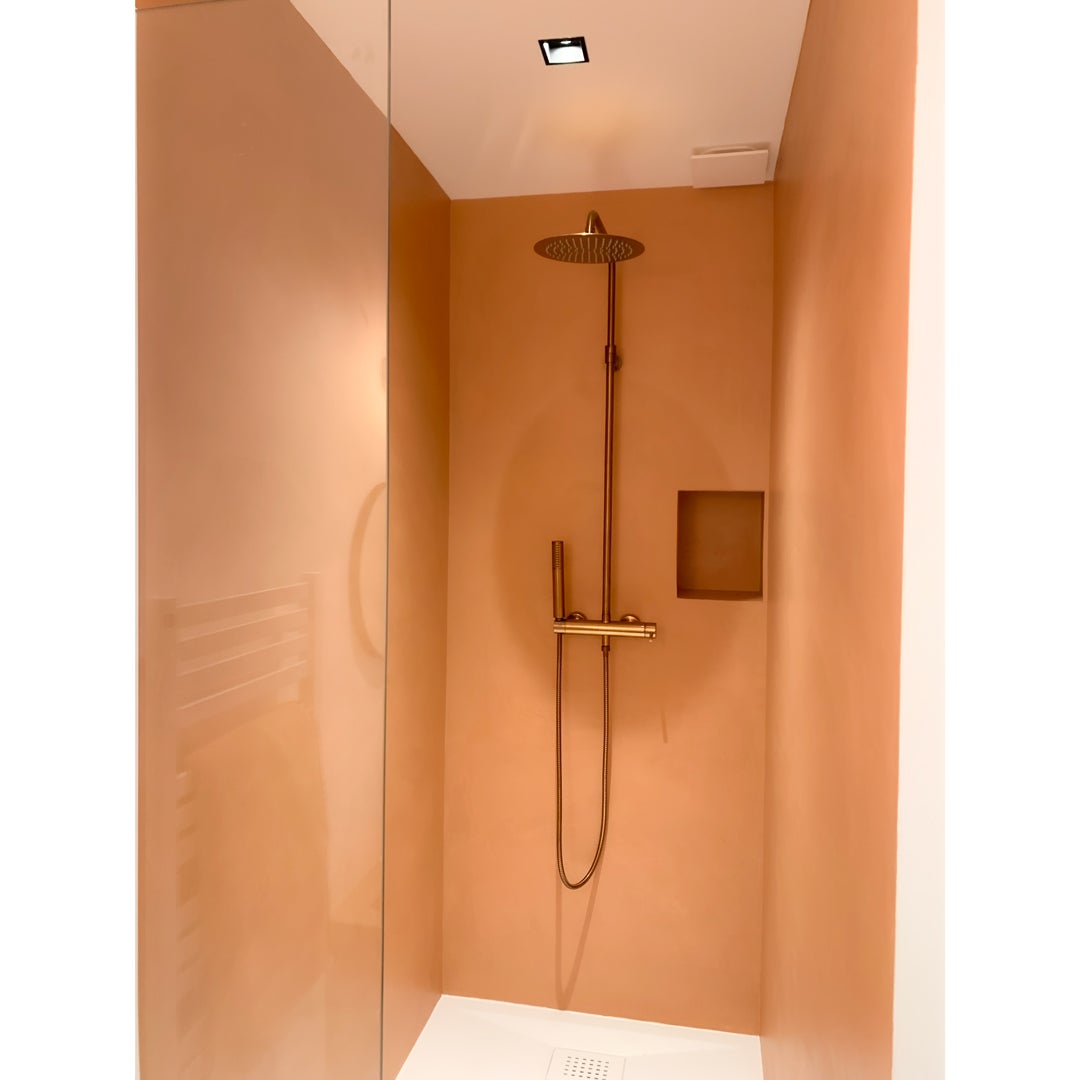 Luisa colonne de douche mécanique cuivre brossé - 6