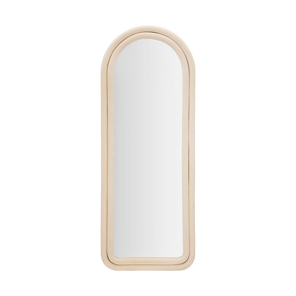 Miroir mural ou sur pied en velours à arc 60x160cm Cloe