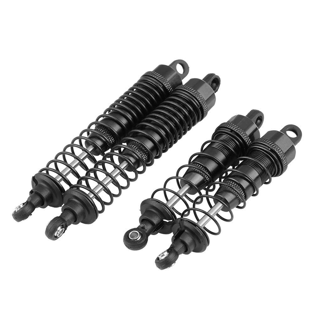 4 pezzi RC Car 90-108mm Ammortizzatore in alluminio per FS 53633 51805 51806 1:10 Truck (532057BL nero) - 5