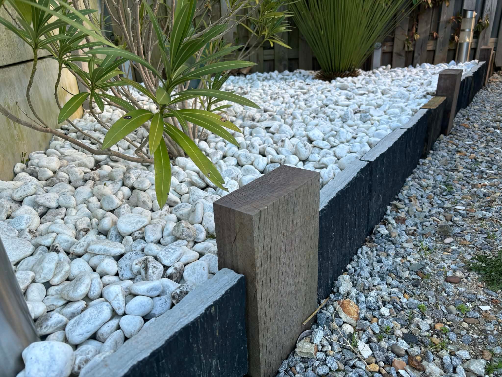 Traverse paysagère exotique Azobé 70x170mm / Longueur 2m - 7
