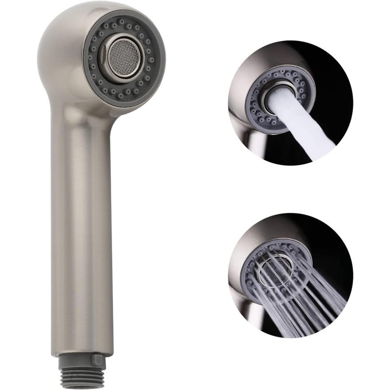 Głowica natryskowa do kranu, zamienna głowica natryskowa do zlewu kuchennego, złącze G1/2 cala, szczotkowane