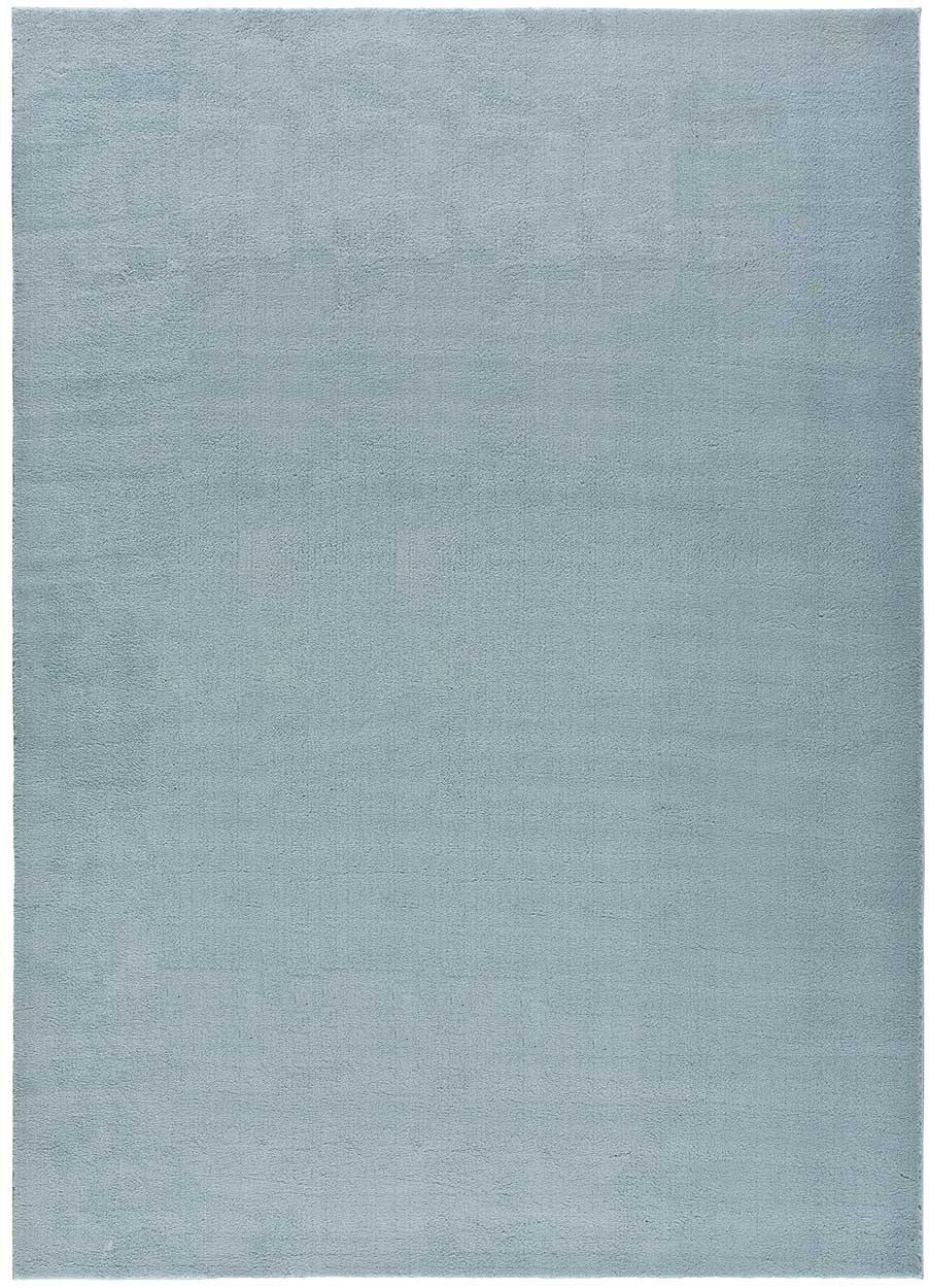 Tapis lavable antidérapant bleu rectangulaire l.60 x L.120 cm LOFT uni - ATTICGO - 2