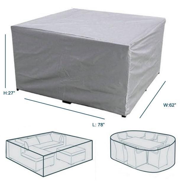 Copertura Per Mobili Da Giardino Rettangolare, Copertura Invernale Impermeabile In Tessuto Oxford Per Tavolo Da Giardino Sedia E Set Di Mobili 170 X 94 X 70 Cm 86850594 Copertura Per Mobili Da Giardino Rettangolare, Copertura Invernale Impermeabile In Tessuto Oxford Per Tavolo Da Giardino Sedia E Set Di Mobili 170 X 94 X 70 Cm 86850594