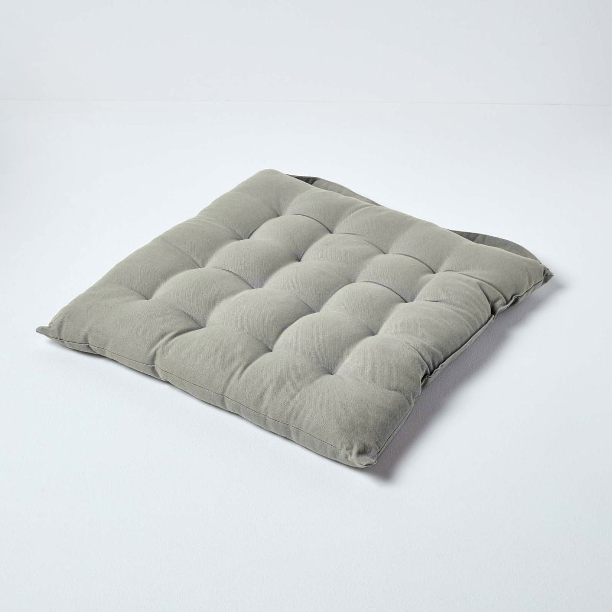 Coussin De Sol Galette De Chaise Violet Rajput 40x40x8 Cm – 100% Coton Matelassé Homescapes