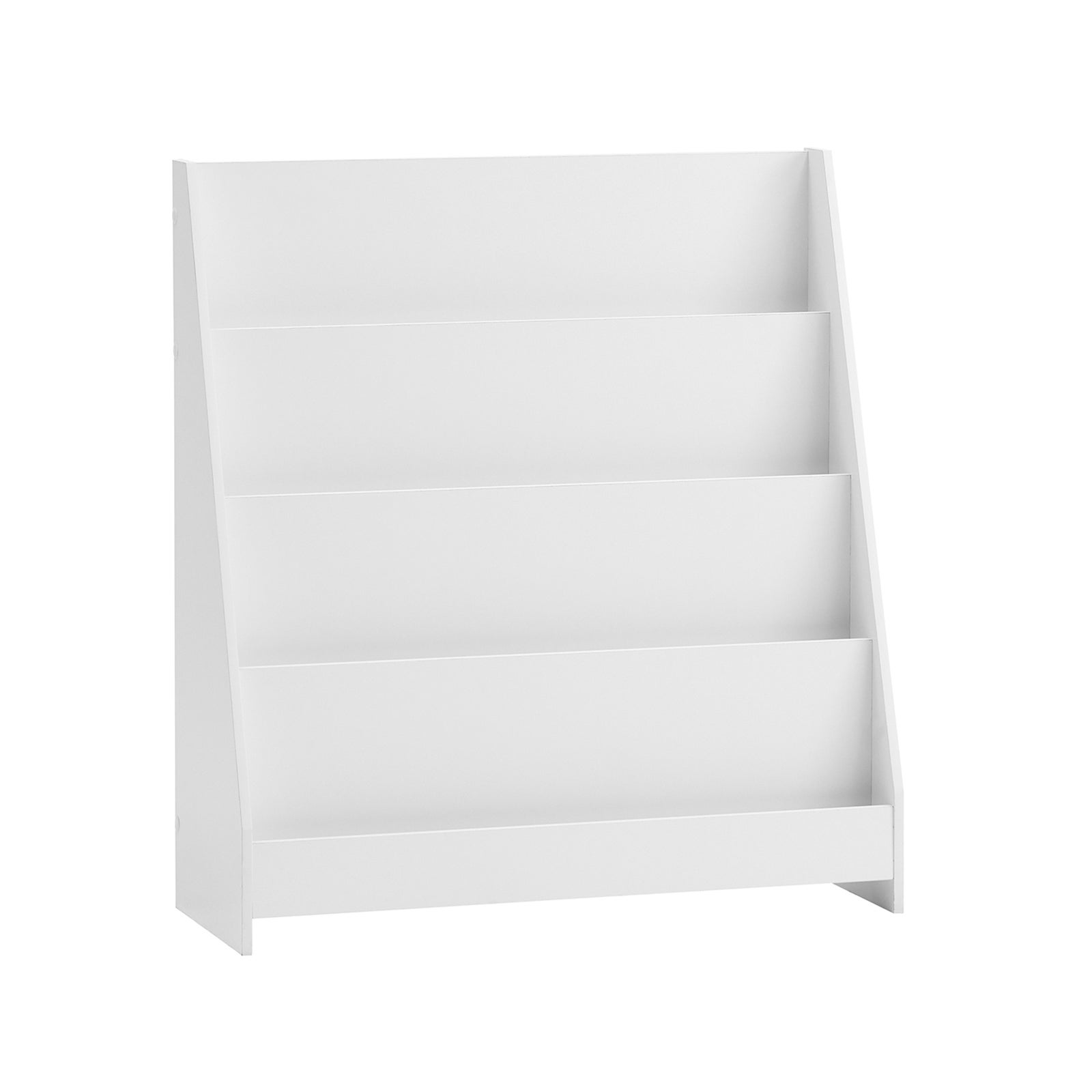 Bibliothèque Enfant étagère à Livres 78x69x33 Cm - Bois Pin Naturel, Avec Poches De Rangement - Pour Chambre, Salon, Organisation Jouets Et Livres
