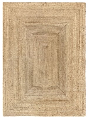 HAMID - Paccheto 2 Tappeto In Juta Kerala, 100% Fibra Di Iuta Naturale, Morbido E Ad Alta Resistenza, Tessuto A Mano, Soggiorno, Camera Da Letto, Tappeto Corridoio (150x80cm) 2 Pezzi