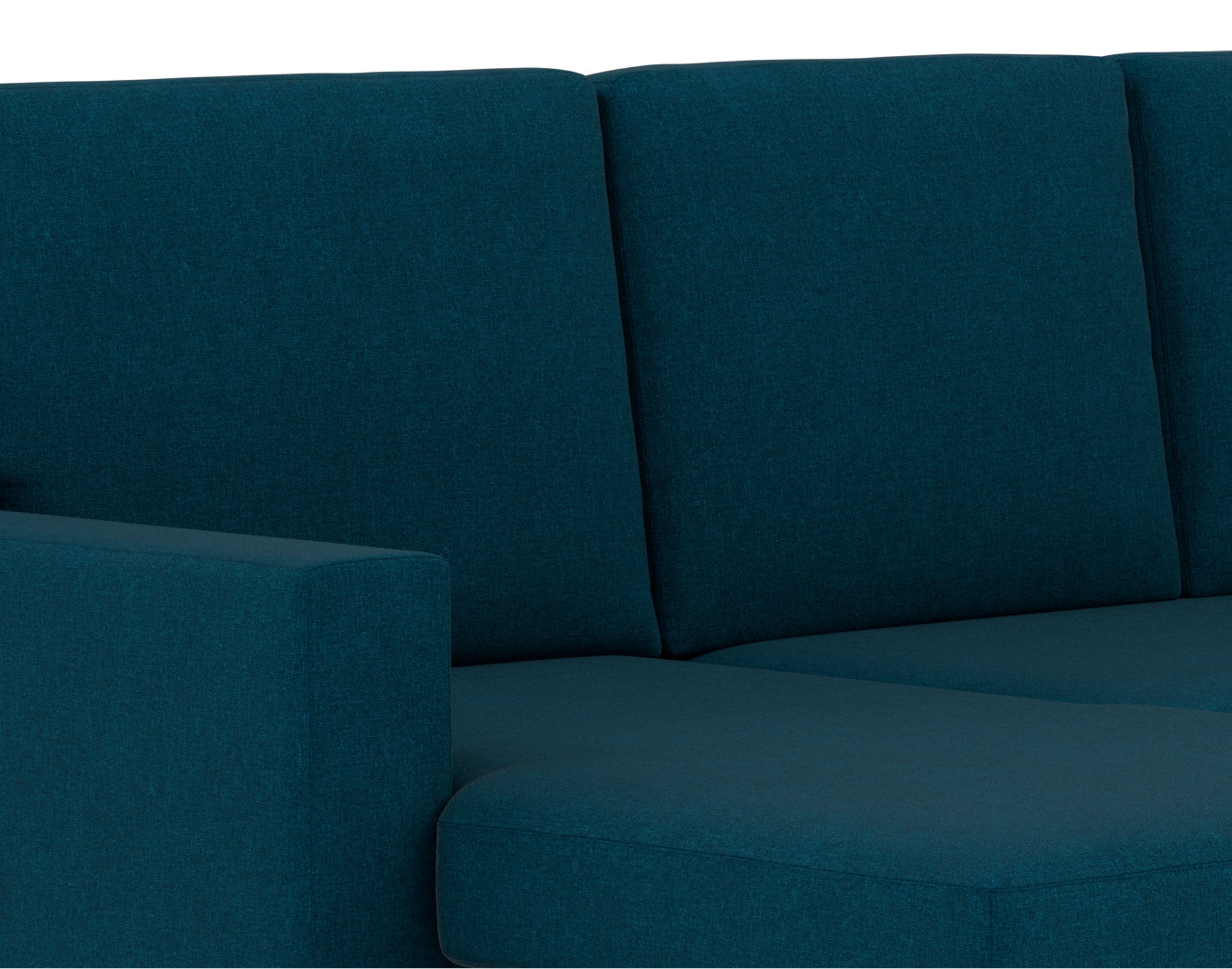 Canapé d'angle réversible convertible 4 places en tissu bleu - MEIYA - Best Mobilier - 9