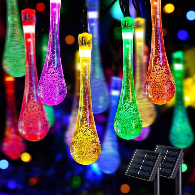 Guirlande De Noël Artificielle Goutte D'Eau 50 Cm – Décoration Festive Neige, Idéale Porte, Fenêtre Ou Mariage Hivernal