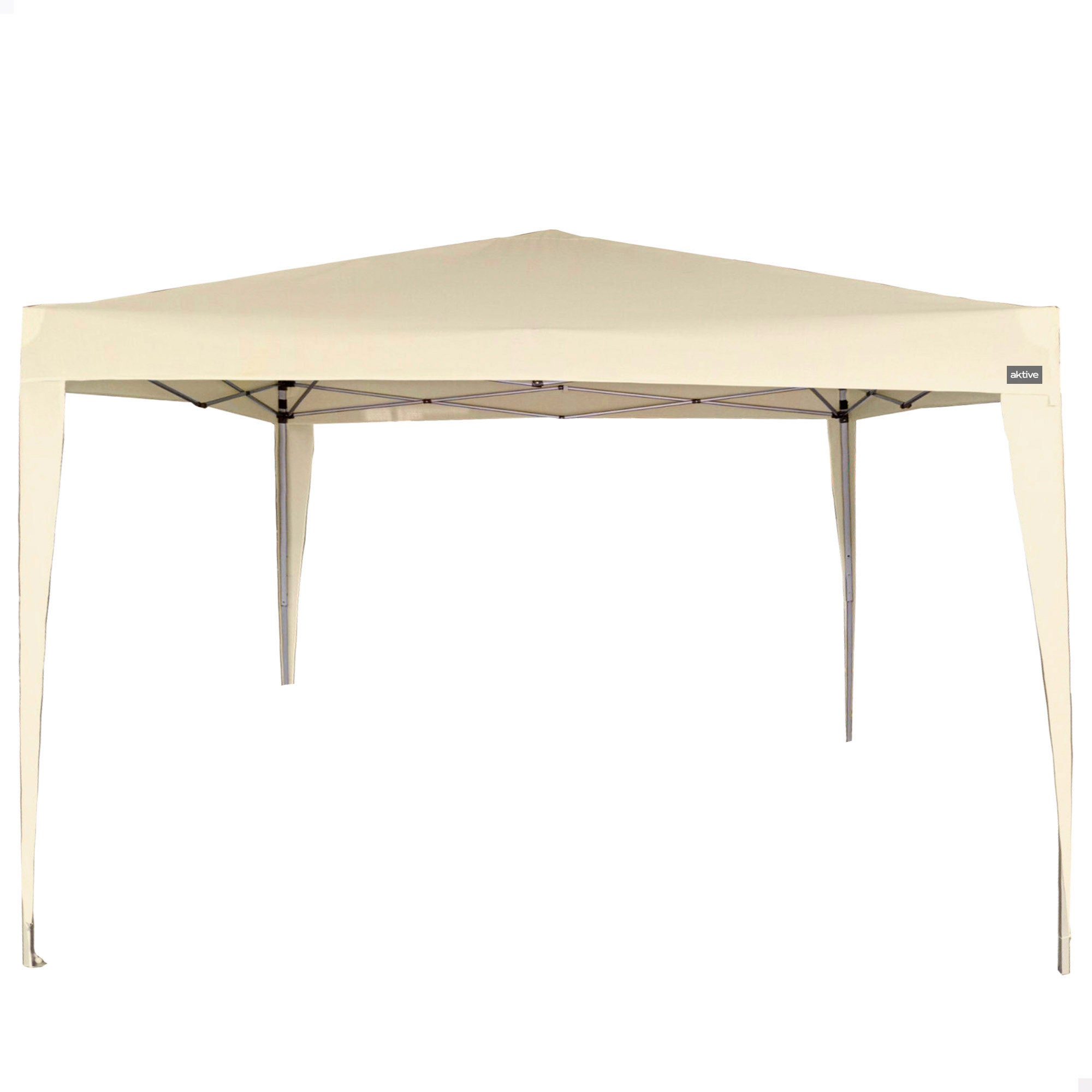 Cenador plegable 300x300x240/250 cm crema aktive