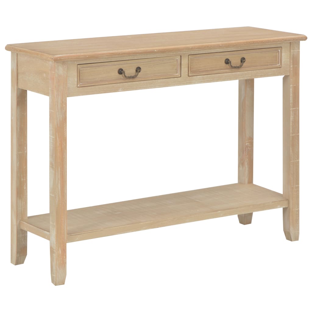 Vidaxl Mesa Consola De Madera 110X35x80 Cm , Leroy Merlin