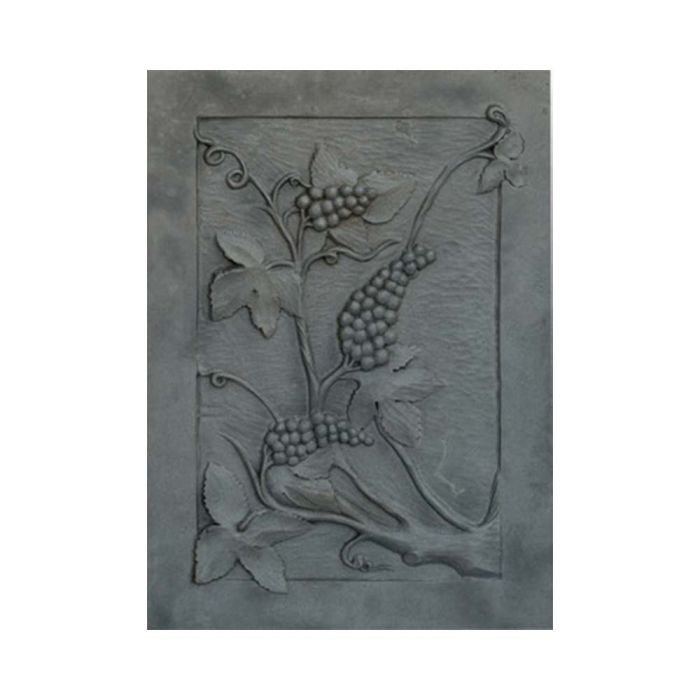 Lastra In Ghisa Per Camino - Decorazione Uccelli, 53x49x1 Cm - Foto 5