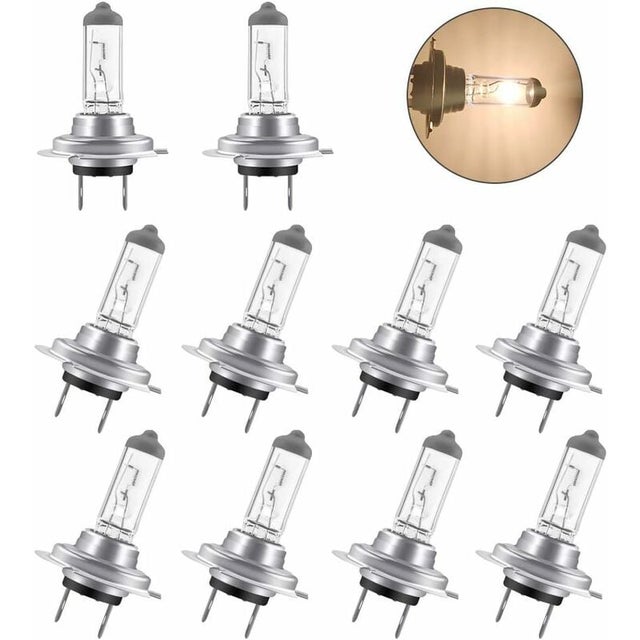 2 Bombillas LED H7 12V 6000K 4800 Lúmenes – Blancas, 10W, IP67, Para Faros De Coche