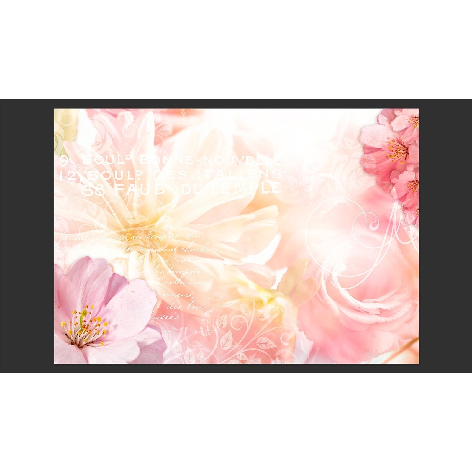 Papier peint message romantique - 300 x 210 cm - 2