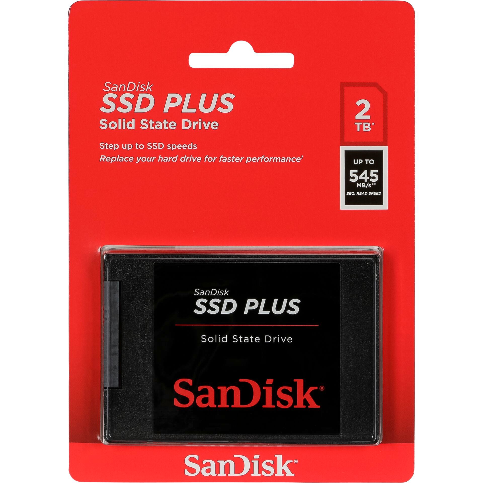 SanDisk SSD Plus 2TB Lectura 535 MB/s SDSSDA-2T00-G26 | Leroy Merlin