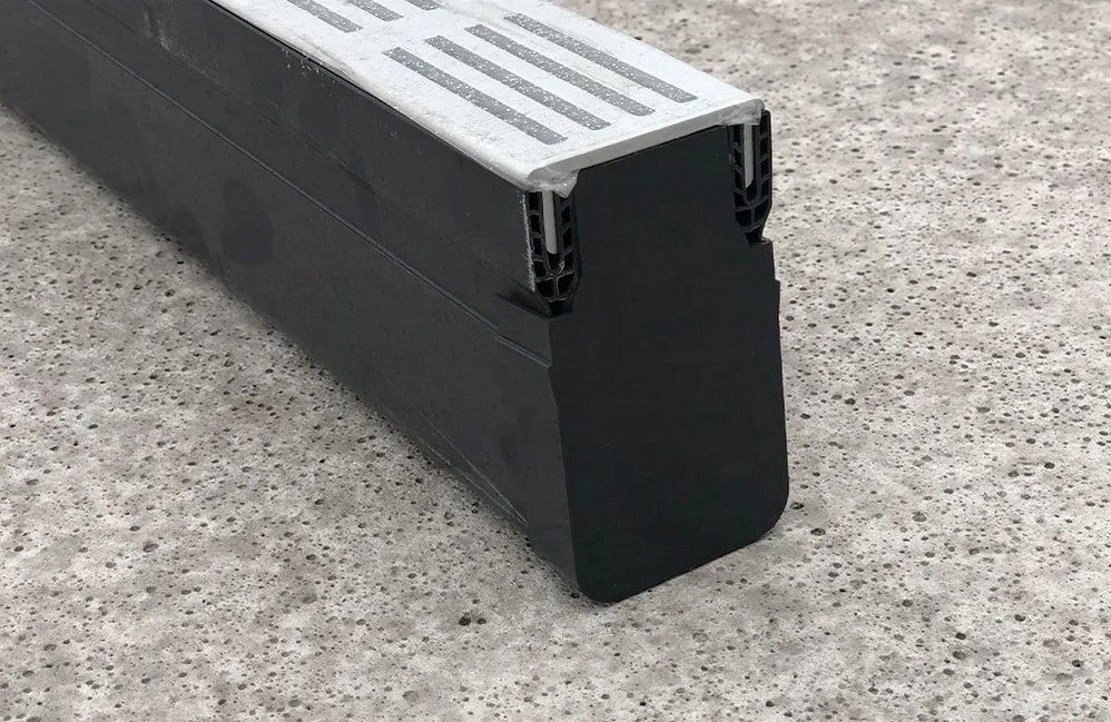 Caniveau de drainage étroit 6cm Classe A15 Grille design Aluminium Slimline ACO - 4