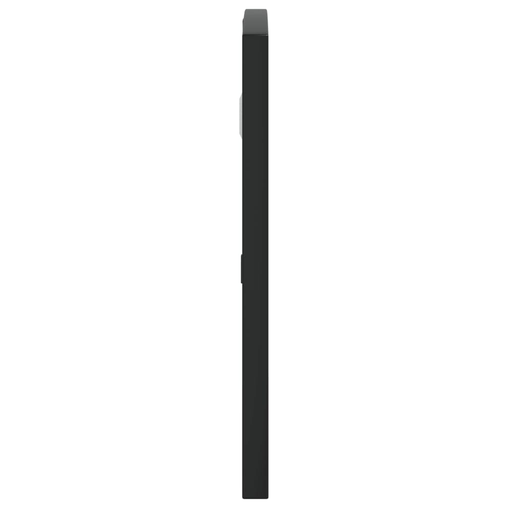 Maison Exclusive - Miroir mural noir 60x30 cm arche fer - 4