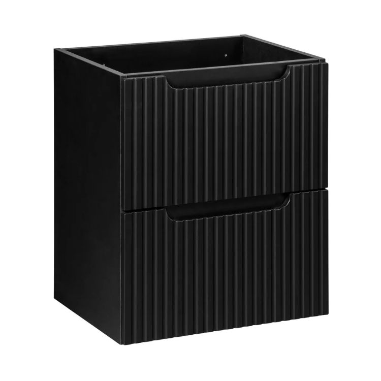 Szafka pod umywalkę NOVA BLACK 82-50-2S 50cm czarna