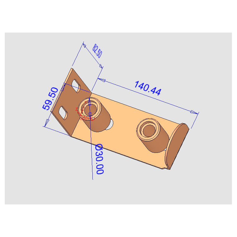 Guide portail coulissant - Acier zingué blanc - Réglable - SECURY-T - 4