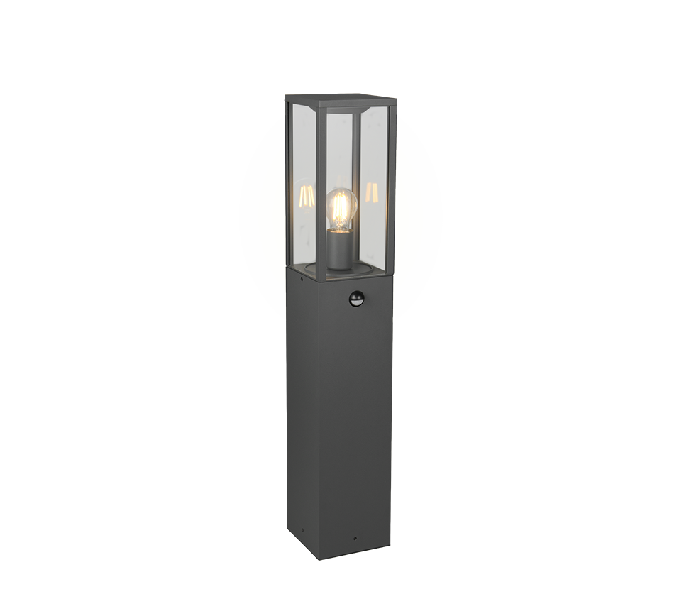 Lampa ogrodowa stojąca Garonne antracyt 1xE27x60W IP44 wym: 80 x 14 x 15,5 cm aluminium Trio