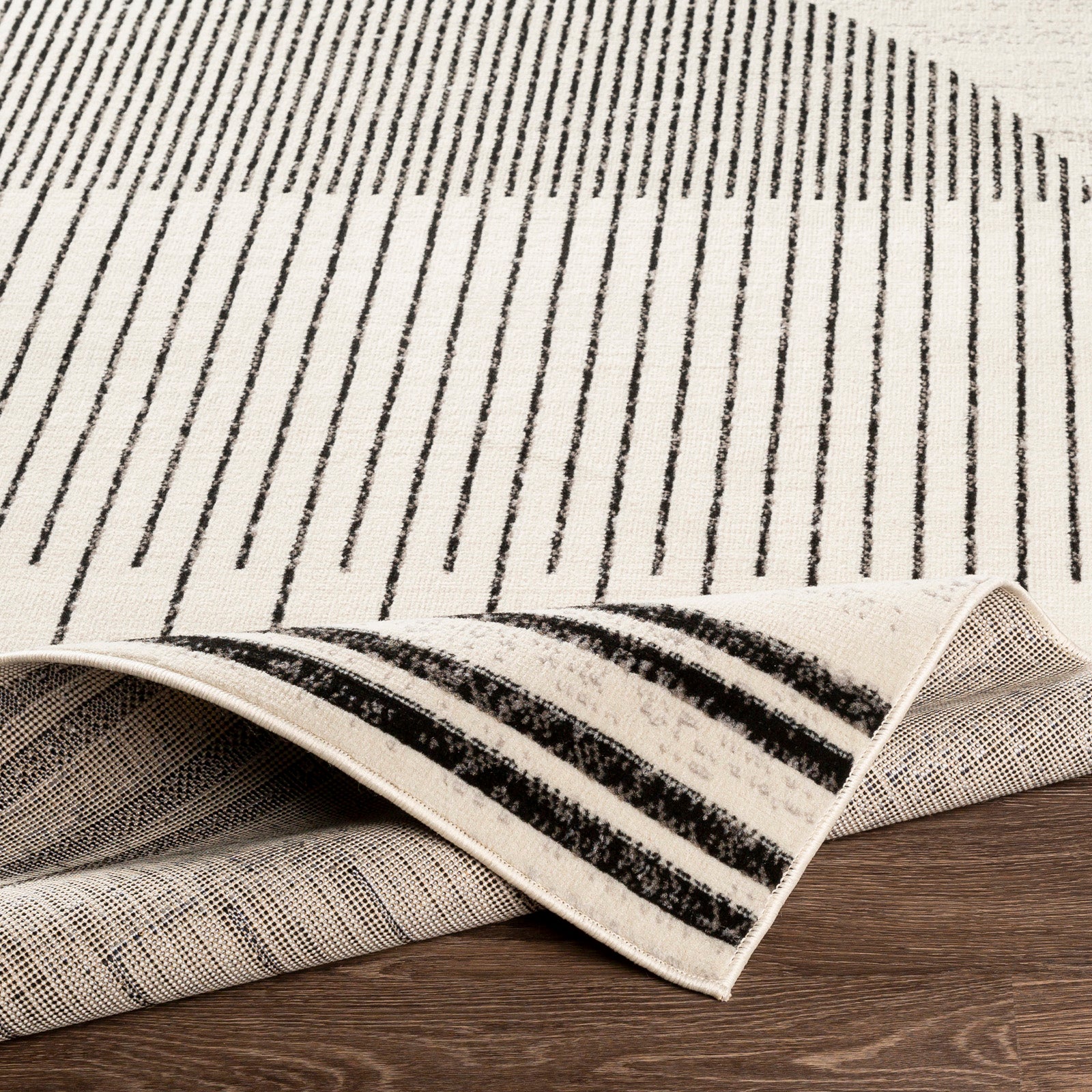 LIVABLISS Tappeto Scandinavo Moderno Bianco/Nero 80x150 - 4