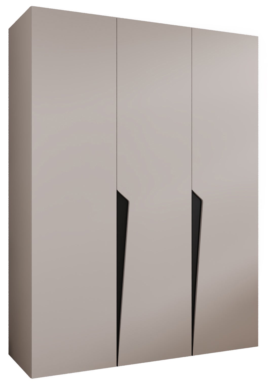 Szafa uchylna otwierana Piano 1 150 x 52 x 202 cm kaszmir + u. czarny