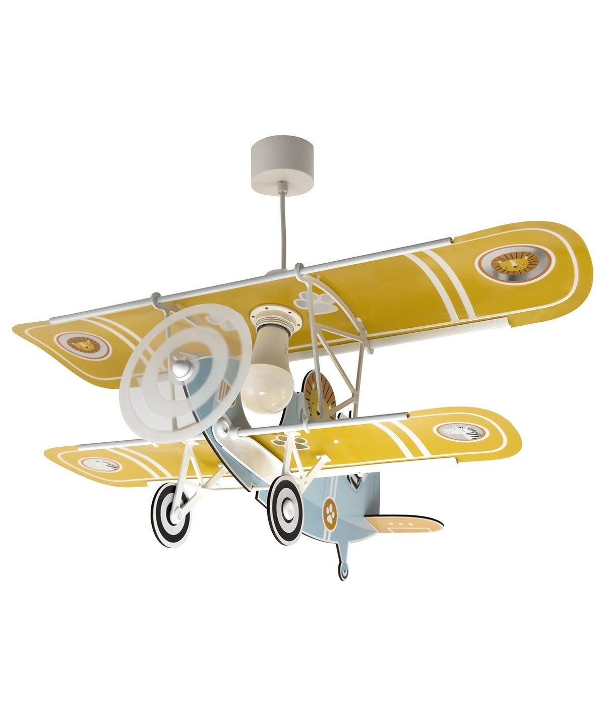 Lampa sufitowa Little Lion - Samolot Mały Lew dla dzieci - 3