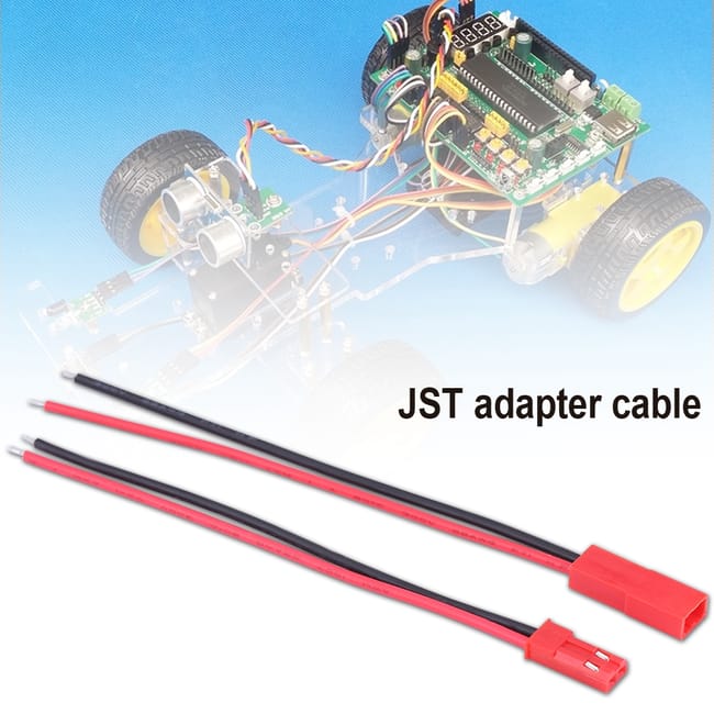 10 Paia 100mm 200mm 2 Pin JST Connettore Maschio Femmina Connettore Cavo Filo Per Giocattoli RC Batteria Lampada A LED - Foto 13