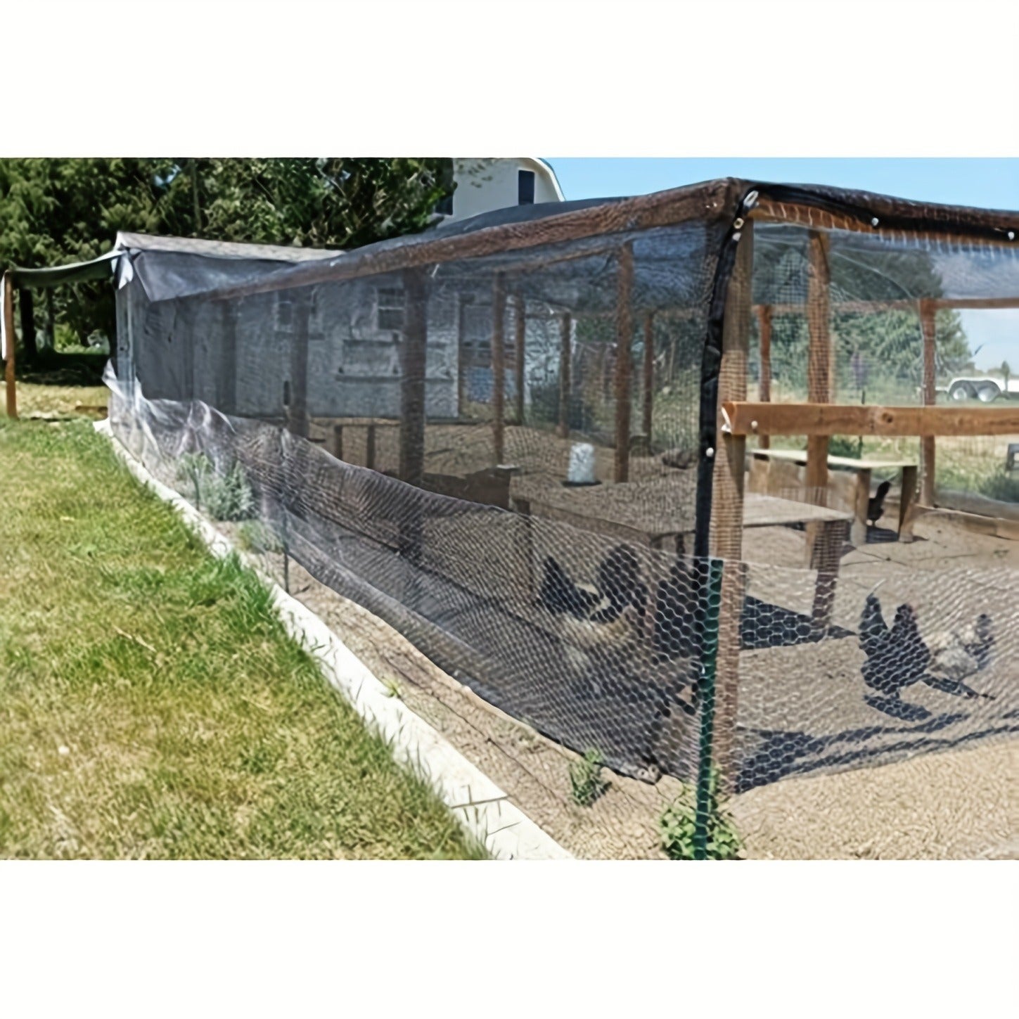 Toile d'ombrage 40 % pour plantes, 4 x 6 m, protection solaire et thermique pour serres, jardins, terrasses et plantes - 5