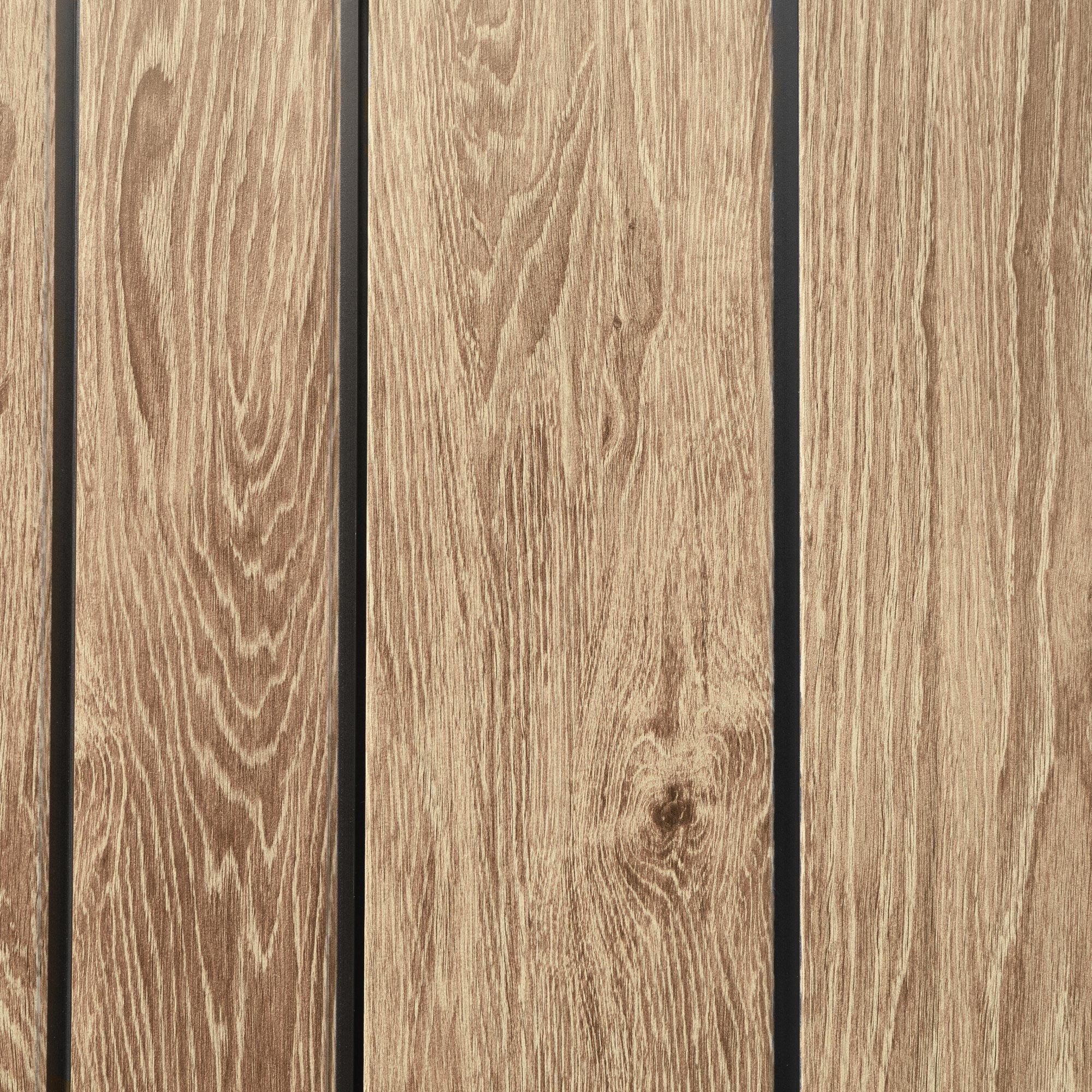 Abri de jardin en résine 5,02 m² Oak O50 – Plancher inclus – Fenêtre latérale – Effet bois premium – Double porte large - 5