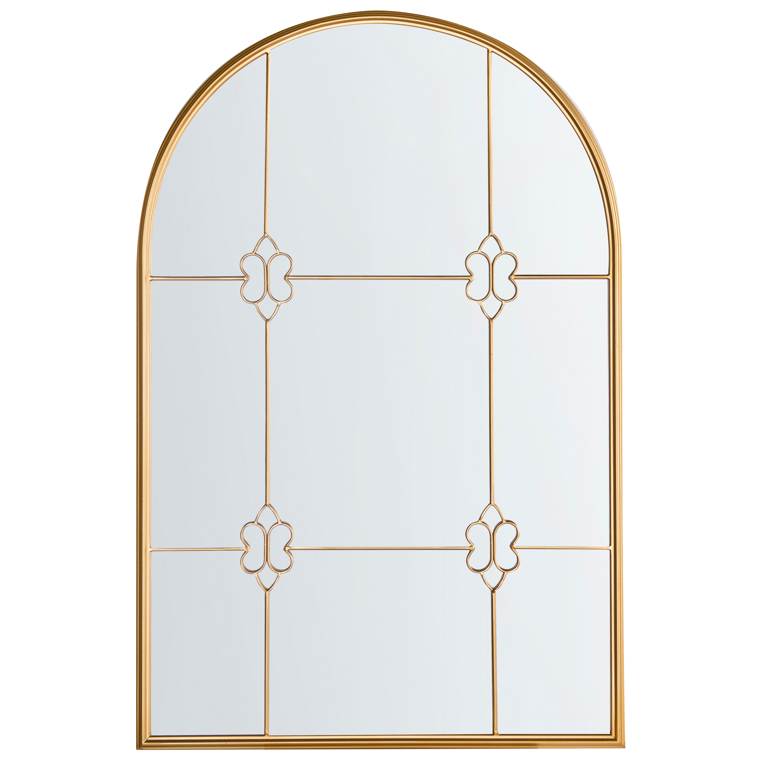 Oglindă de perete THULAY 65 cm 99 cm Auriu