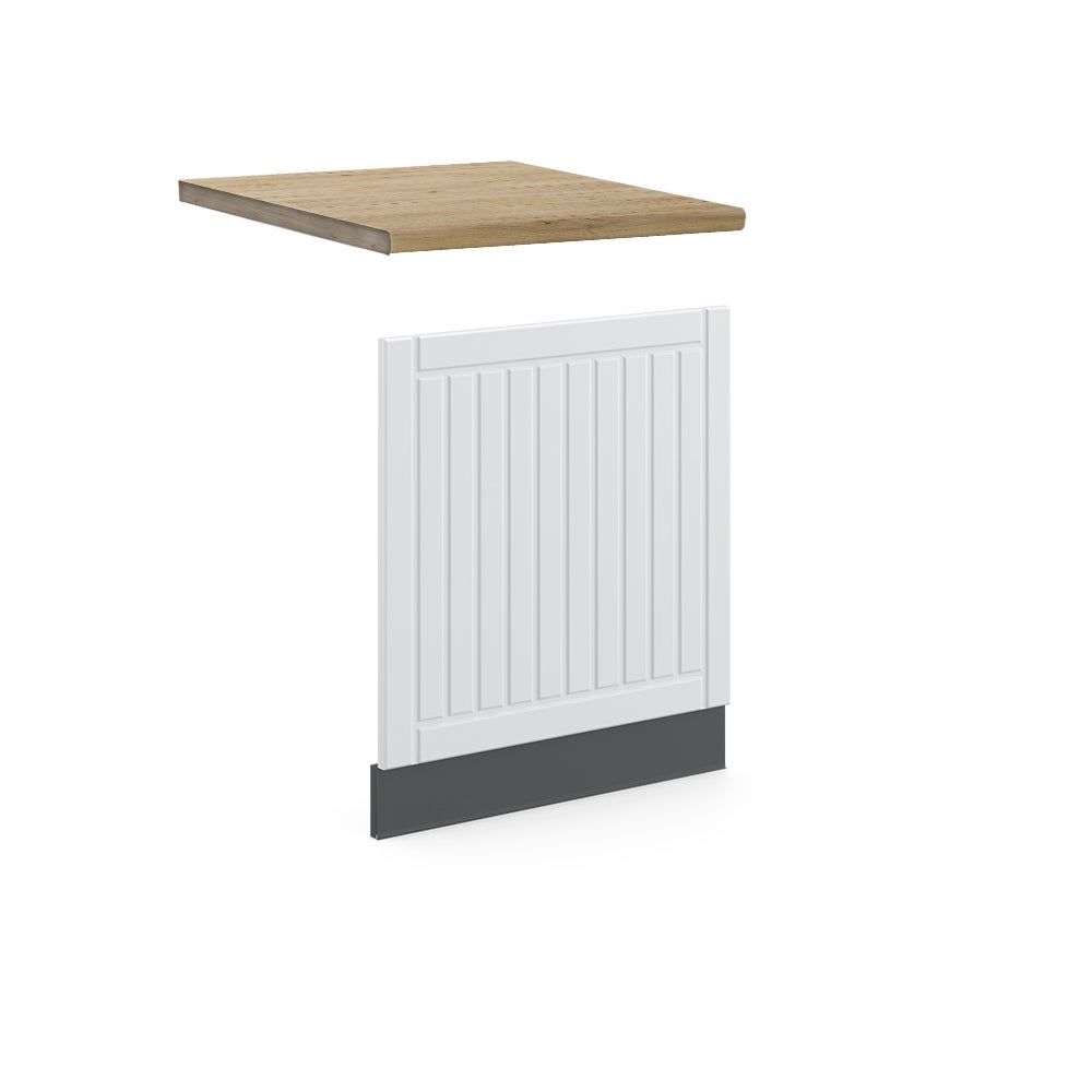 Vicco Panel przedni Fame-Line, Biały domek wiejski, 60 cm , BP Dąb
