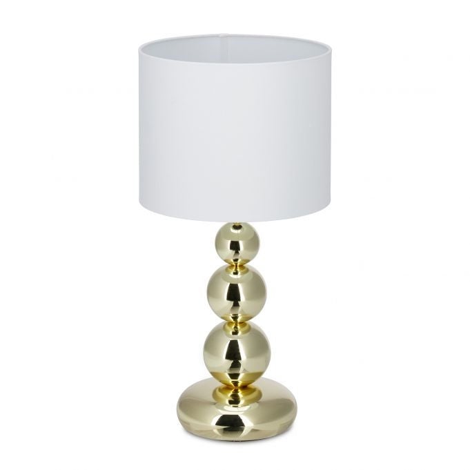 Lampe De Table Baroque Paon Dorée - 72 Cm - Avec Abat-jour - Palazzo INT