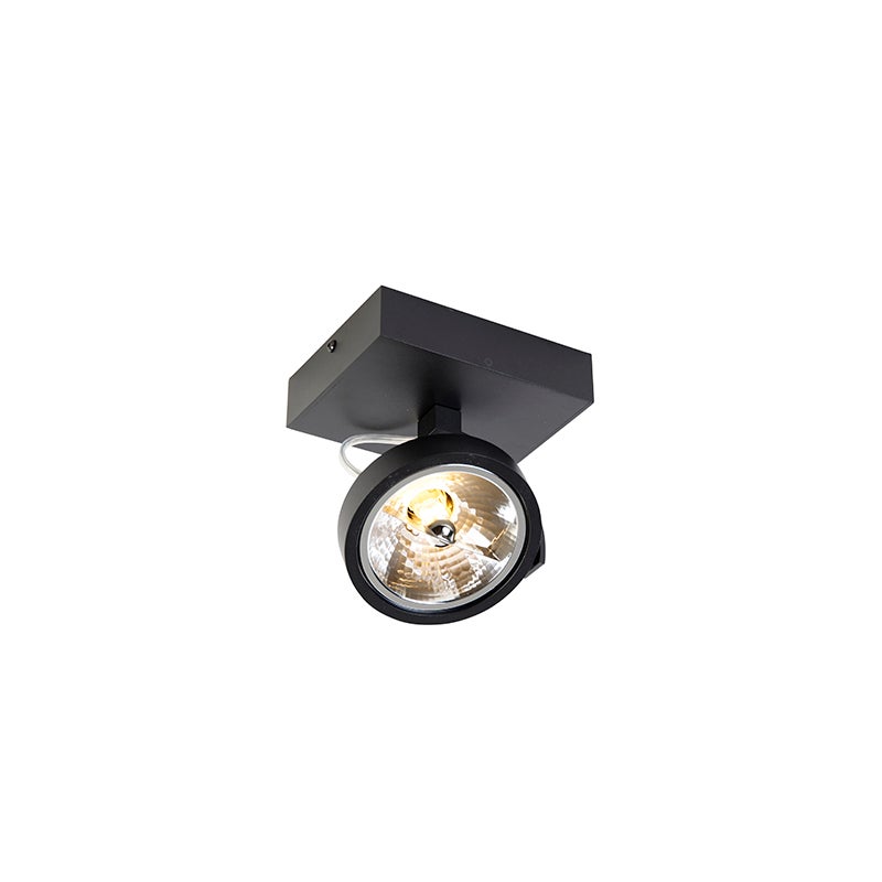 Designerski reflektor czarny regulowany - Go