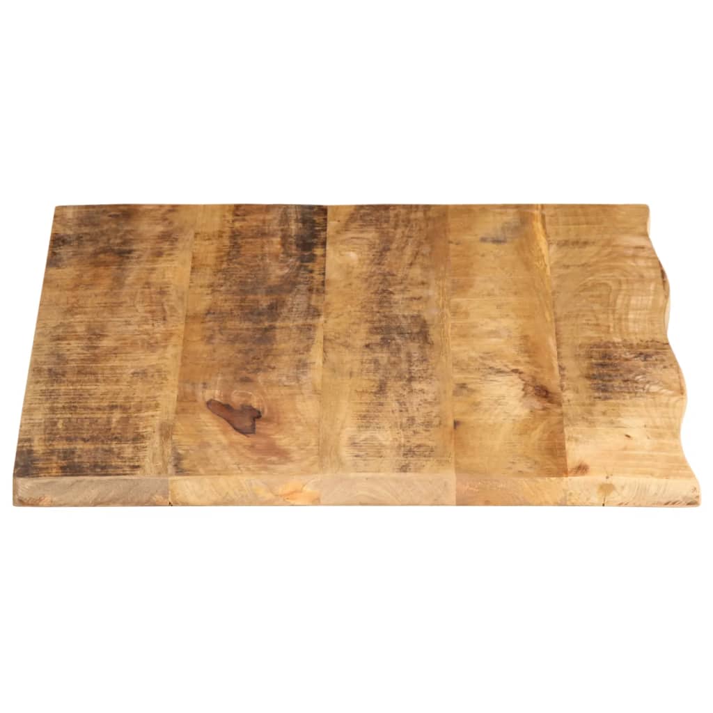 Maison Exclusive - Tablero de mesa borde natural madera maciza mango 80x60x2,5 cm - 4