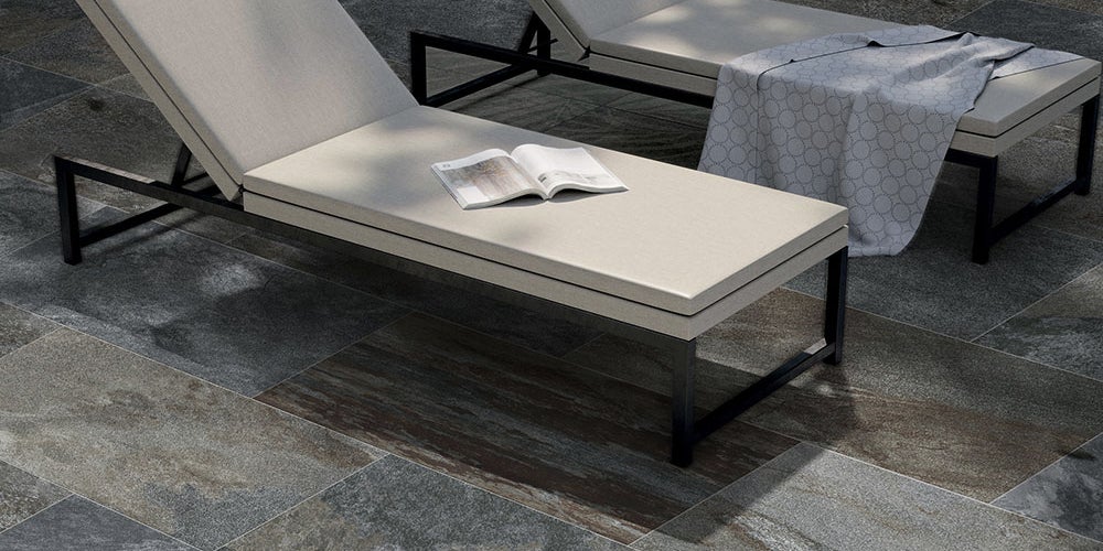 Carrelage sol extérieur effet Pierre de Bali Ubud multi-teintes R11 30*60cm - Réflex Boutique - 4