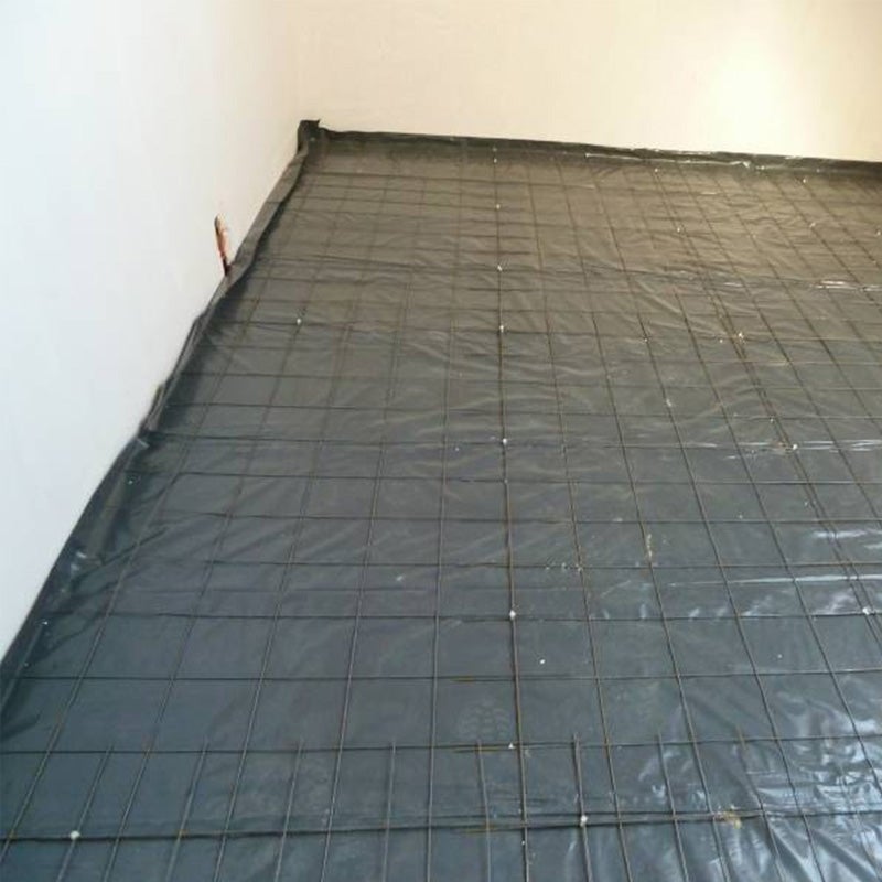 Film plastique d'étanchéité sous-dalle en polyéthylène noir Ecobud200, 4x25m, 50µm - 2