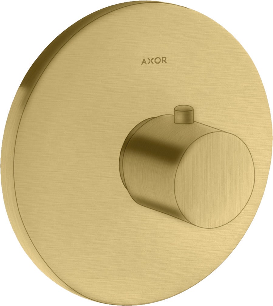 Hansgrohe AXOR Uno² Termostato Empotrado Con Válvula De Cierre Y Conmutacion 2 Consumidores Color Niquel Cepillado 90798040