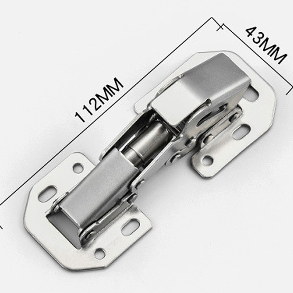 Zawiasy do drzwi szafy 90 stopni ze śrubami, zawiasy z cichym domykiem, ukryte zawiasy do szafy, zawiasy do garderoby, zawias - 2