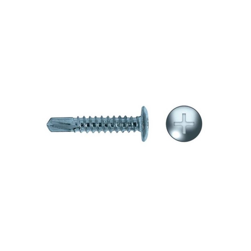 Celo 942167504N Tornillo Punta Broca 4,2x16 Mm: Autotaladrante Cabeza Alomada PH – 500 Unidades Para Chapa De 2 A 6 Mm