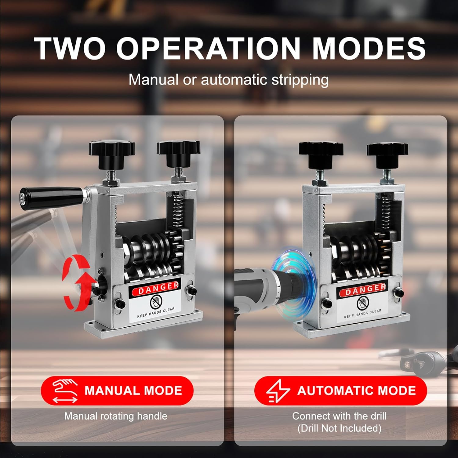 Machine à Dénuder le Cuivre Manuelle avec 6 Canaux et 5 Lames, Denudeur Cable pour Câble de 3 à 17 mm - 2