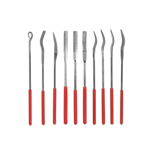 Set 10 Lime Diamantate Per Hobby E Modellismo + Tagliafili + Custodia – Ideali Per Legno, Metallo, Gioielli E Stampe 3D – Grana 150