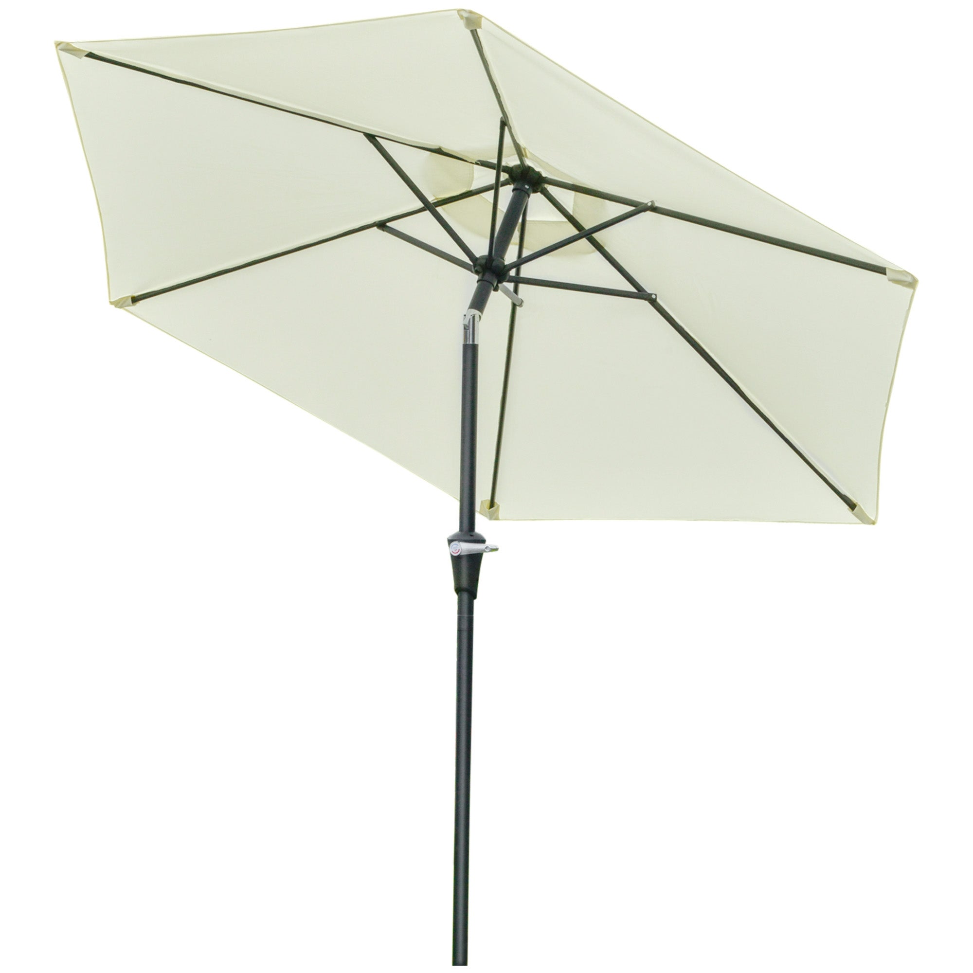 Parasol De Patio En Aluminium Sunnydaze Avec Bascule Et Manivelle - Orange Brûlé - 7,5 Pieds | Best Buy Canada