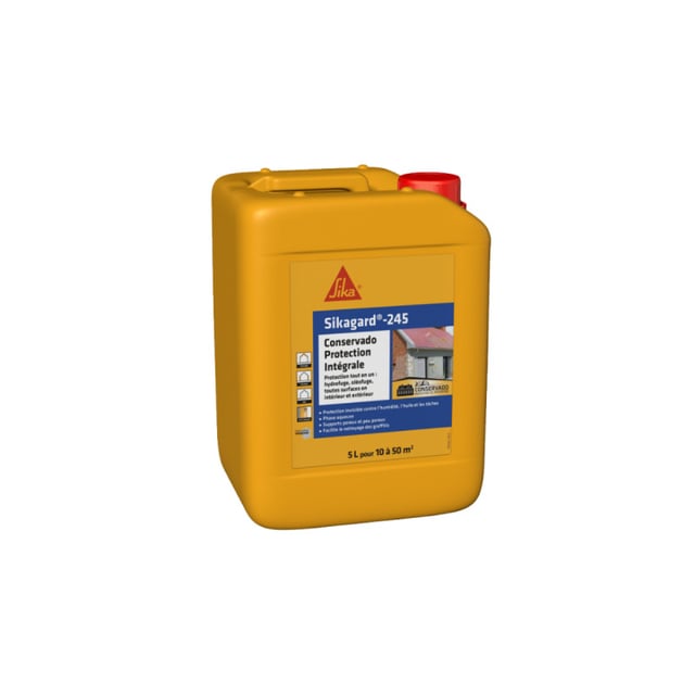 Protection hydrofuge SIKA Sikagard-245 Conservado Protection Intégrale - 5L